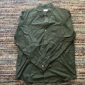 Gap Dark Green Casual Button Down Shirt